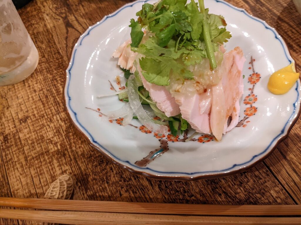 西荻窪サレカマネさんの蒸し鶏の写真