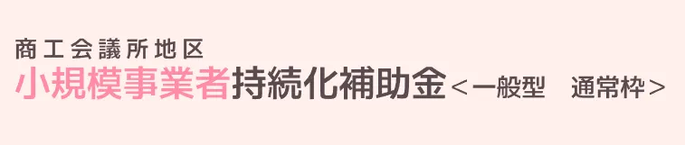 小規模事業者持続化補助金_通常枠